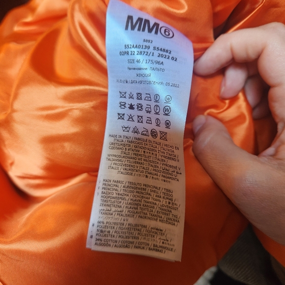 MM6 Maison Margiela Khaki Padded Coat size XL(46) BNWT - Picture 11 of 13
